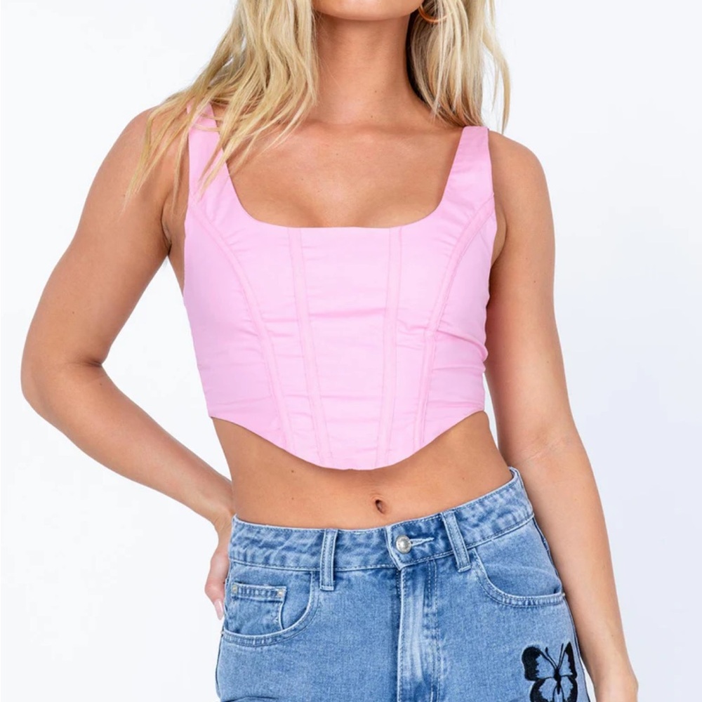Princess Polly Exclusive Corset Style Crop Top